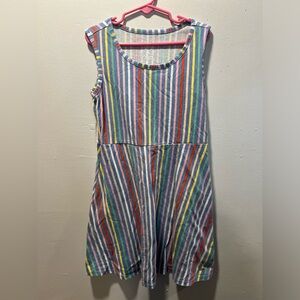 Wonder Nation size 7/8 striped dress